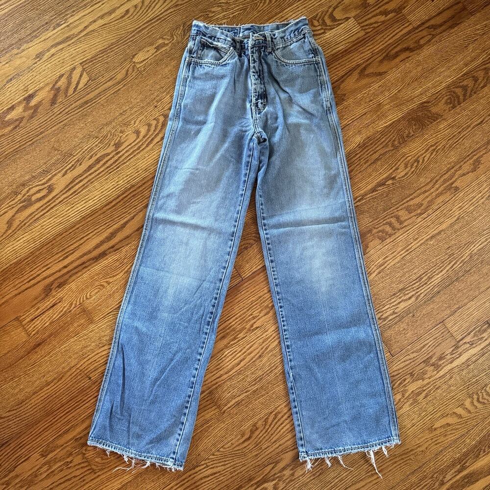Vintage Rigglletto Jeans 30x33 Trashed Worn Men’s Women’s Wide Leg Y2K